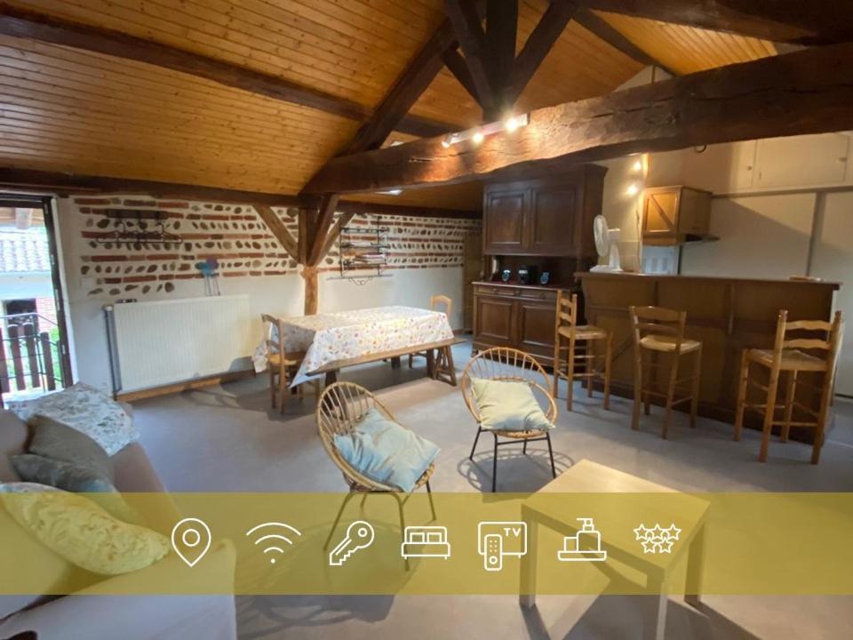 Philoufleur - Gite Restaure En Campagne Chaneins エクステリア 写真